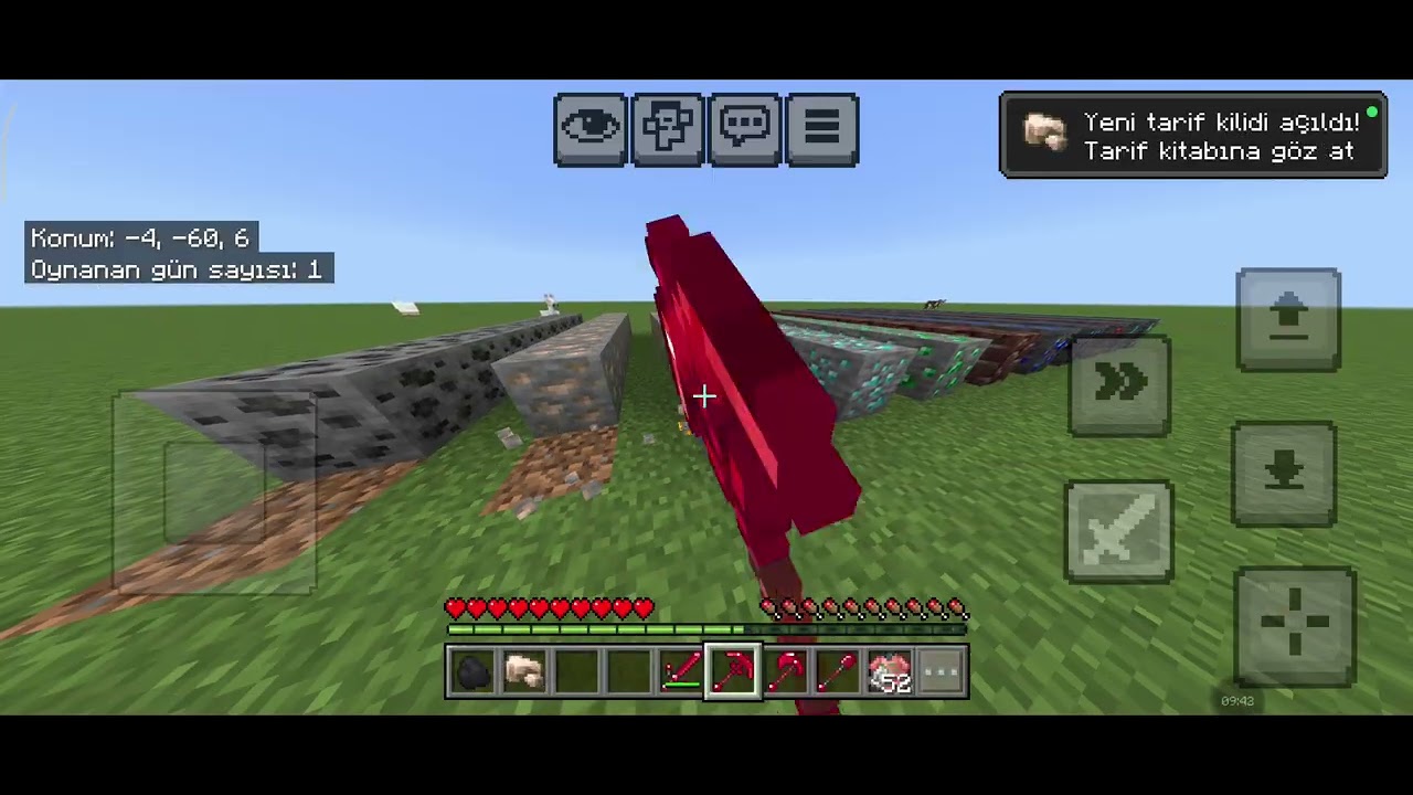 Minecraft set modu yükledim mükemmel gorunus