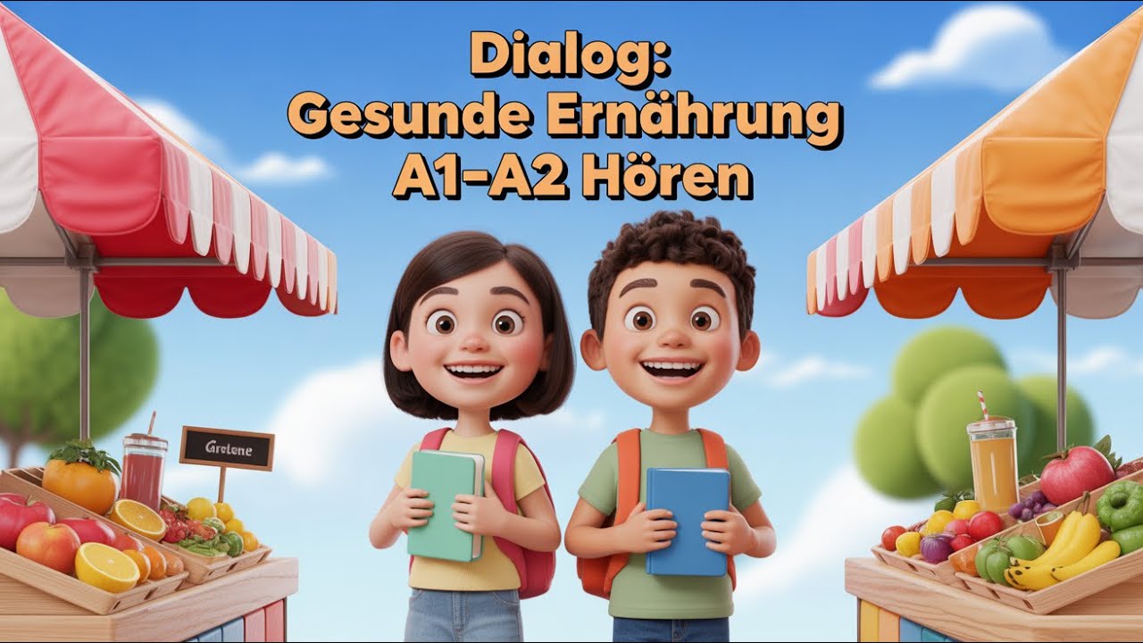 Dialog: A1–A2 Hören Gesunde Ernährung  