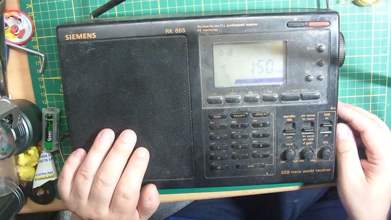 Siemens RK665 Weltempfänger mit SSB/BFO. Der große Bruder vom Sony ICF-7600D  ( #12/24 )
