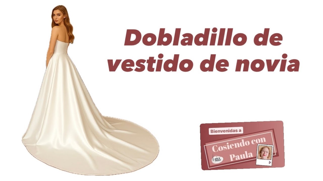 👰🏼 Cómo arreglar el DOBLADILLO de un VESTIDO DE NOVIA