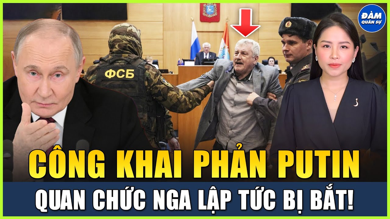Lần Đầu Tiên 1 Quan Chức Nga Công Khai Phản Đối Putin Tại Duma Quốc Gia, Nhưng Lập Tức Bị Bắt Giam