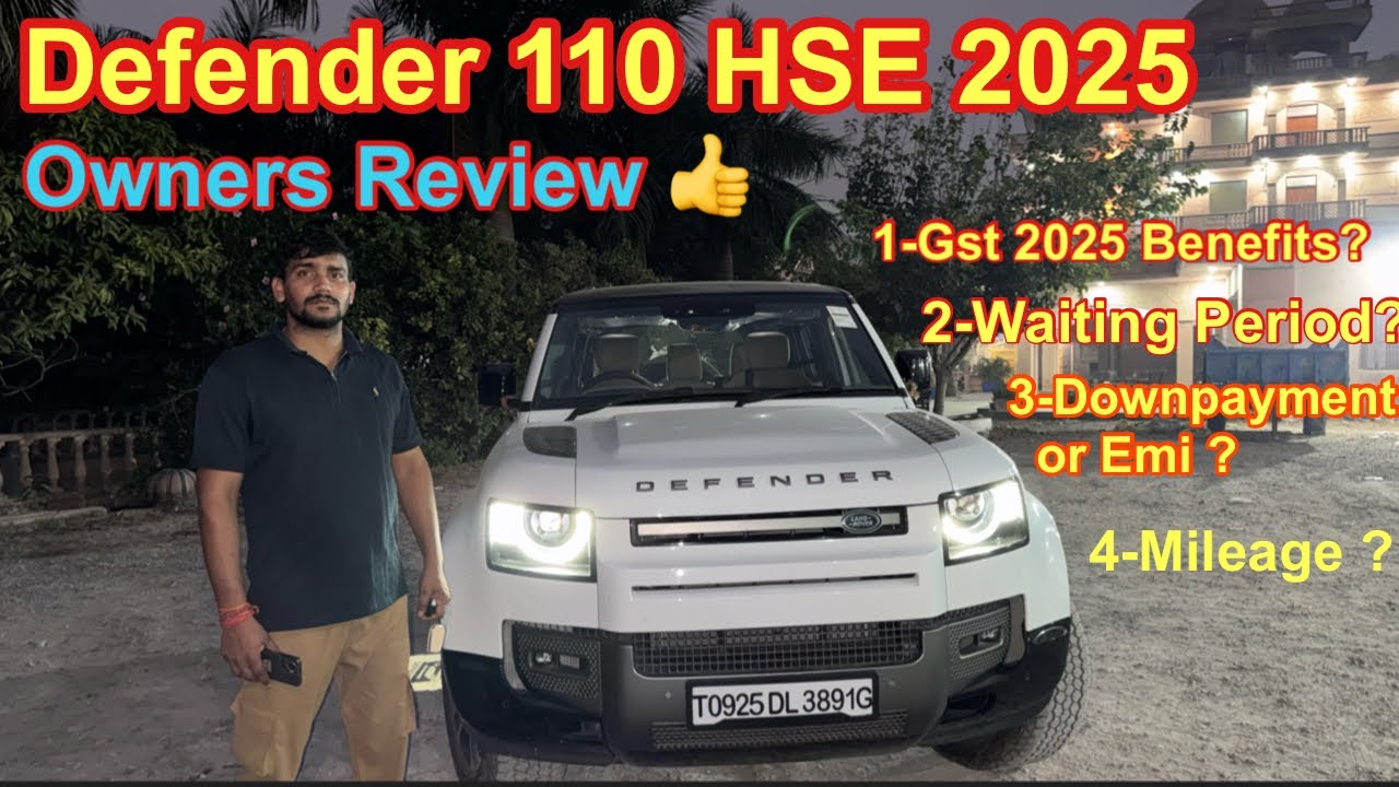 Defender 110 HSE Gst कम होने के बाद तुरंत उठा लाए 😱🤩॥Defender Owners Review 2025 💯