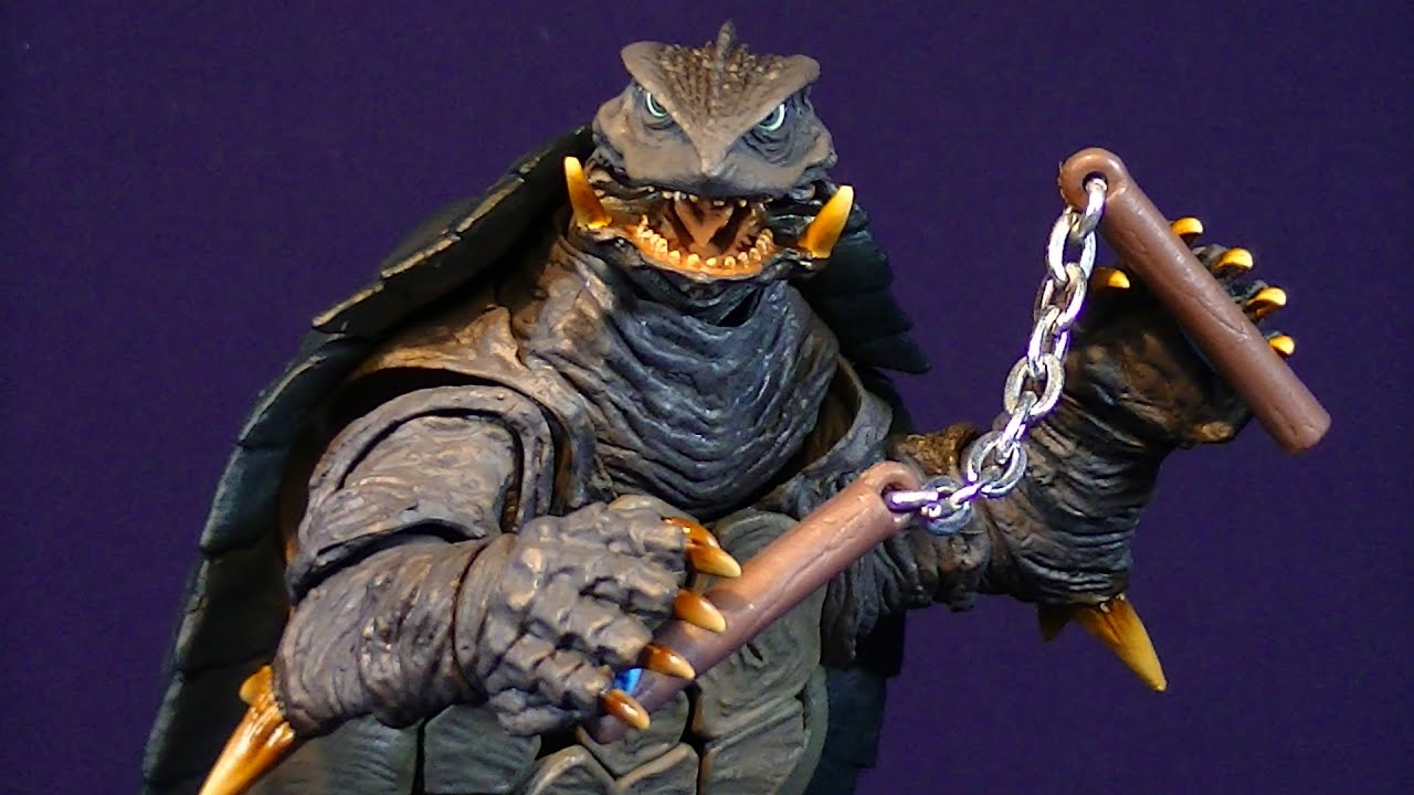 ОБЗОР ФИГУРКИ SH MONSTERARTS GAMERA 2 1996 ГОДА