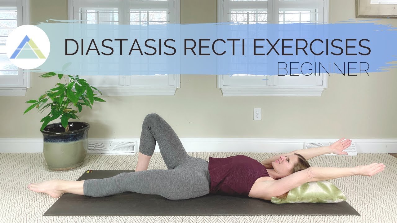 Beginner Diastasis Recti Exercises | Build deep abdominal & pelvic floor muscle strength!