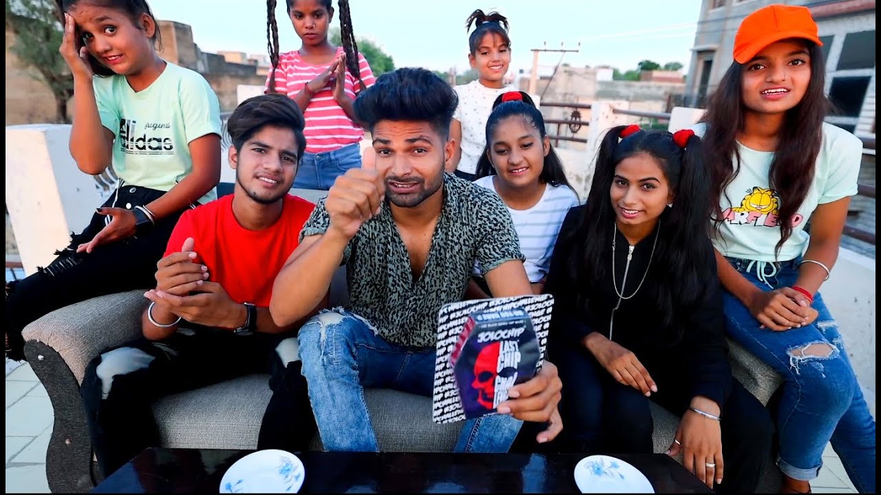 Jolo chips challenge🔥👺😱Payal Ishu Kunal Rahul | Mk studio vlog