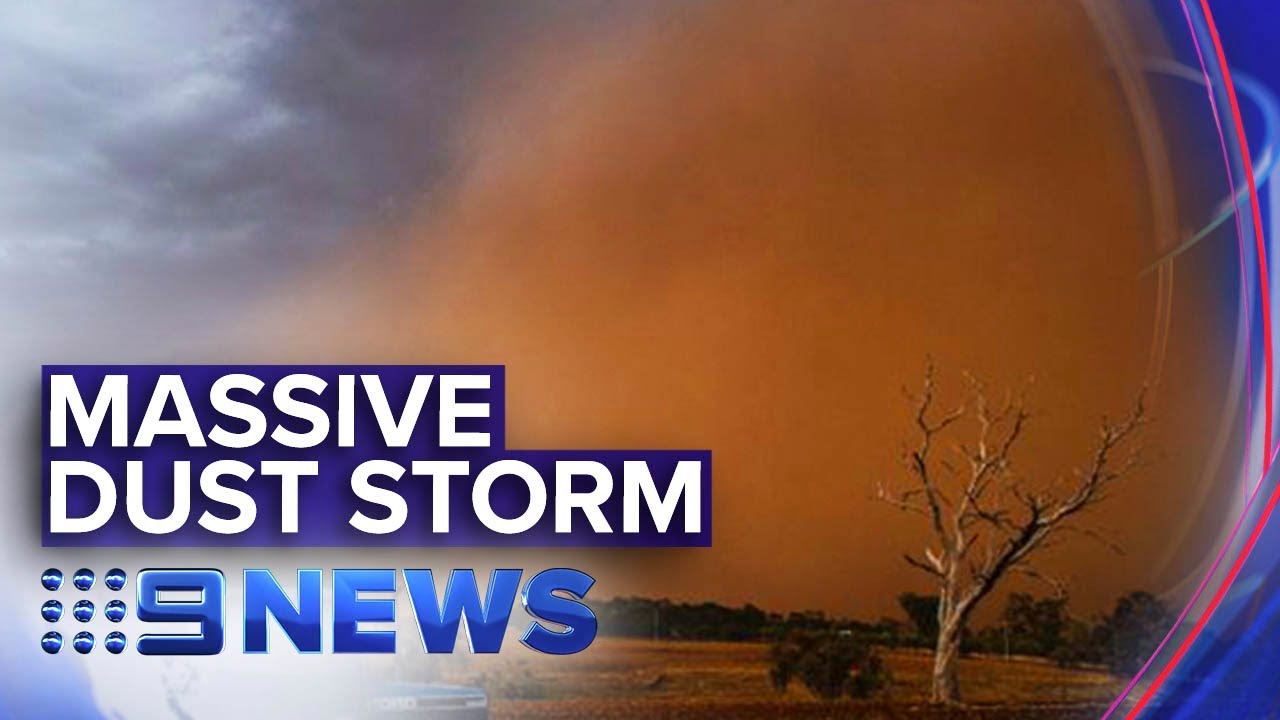 Dust storm barrels across regional NSW | Nine News Australia