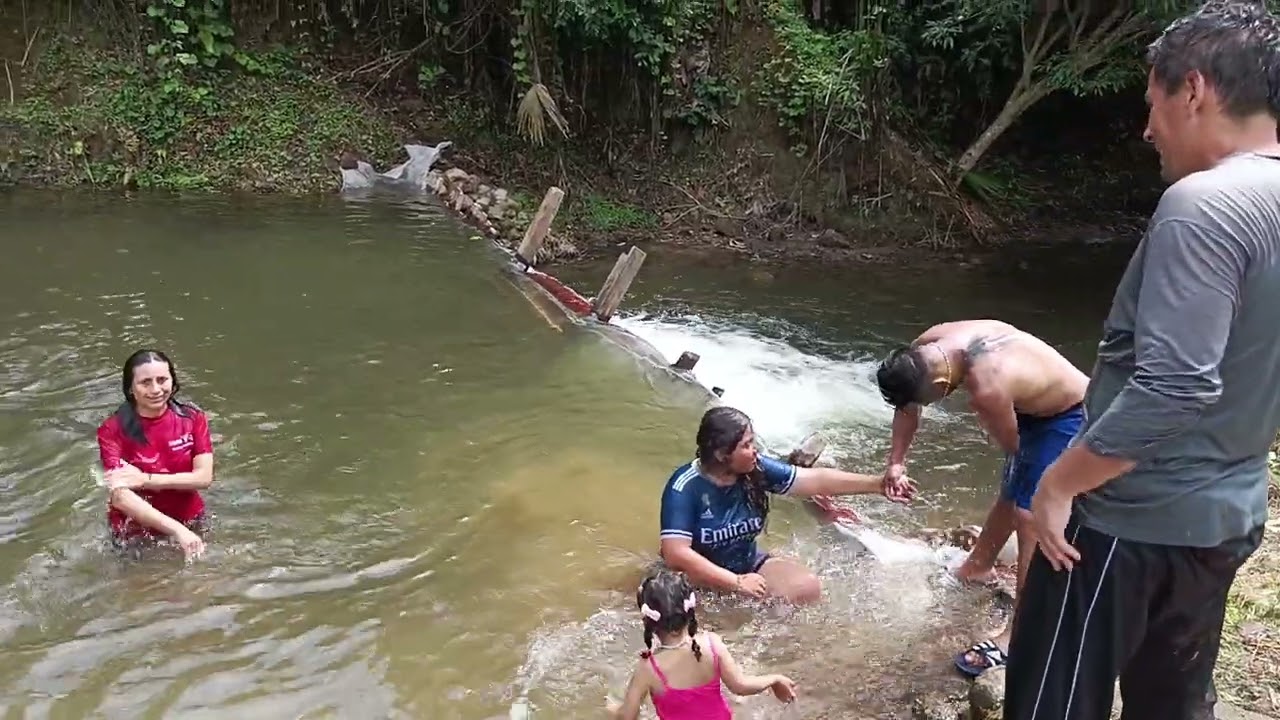 Los niños disfrutan en la naturaleza