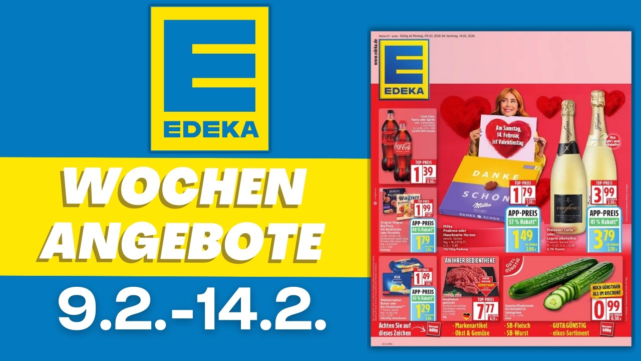 EDEKA Prospekt aktuell 📄 Angebote gültig ab Montag 9.2.2026 | Prospekt Check #edeka