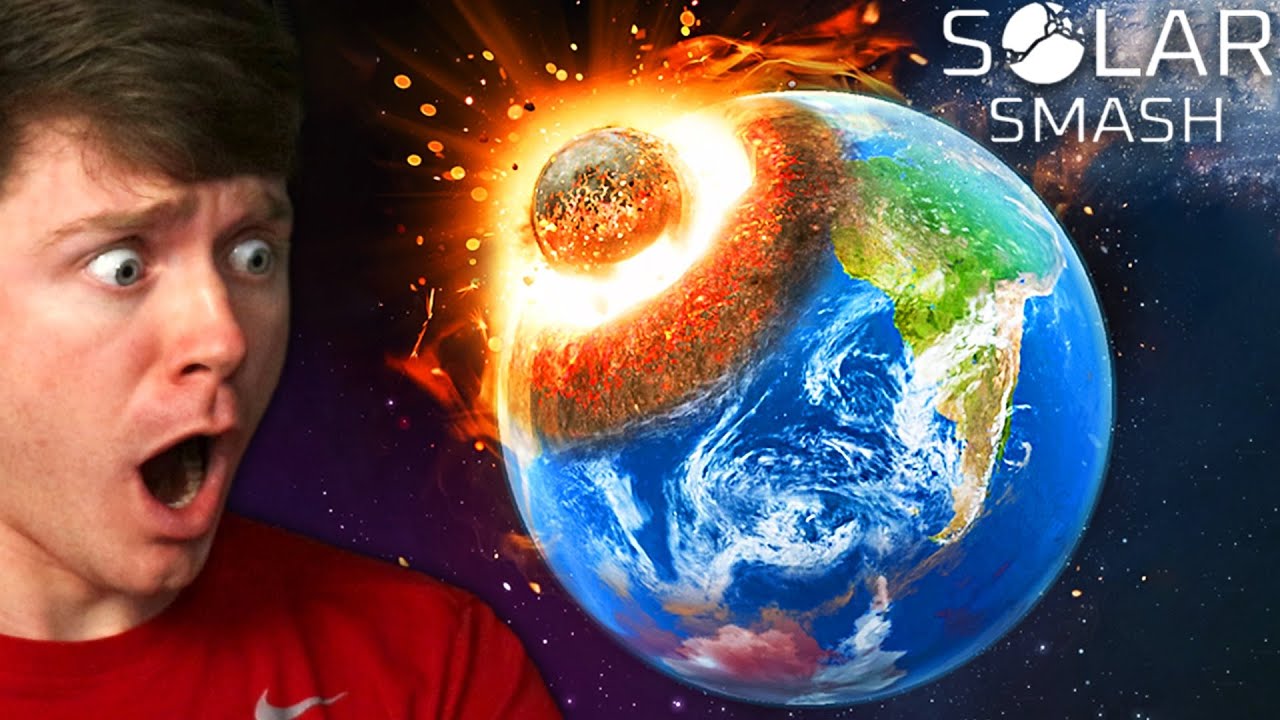DESTROYING the EARTH in SOLAR SMASH!