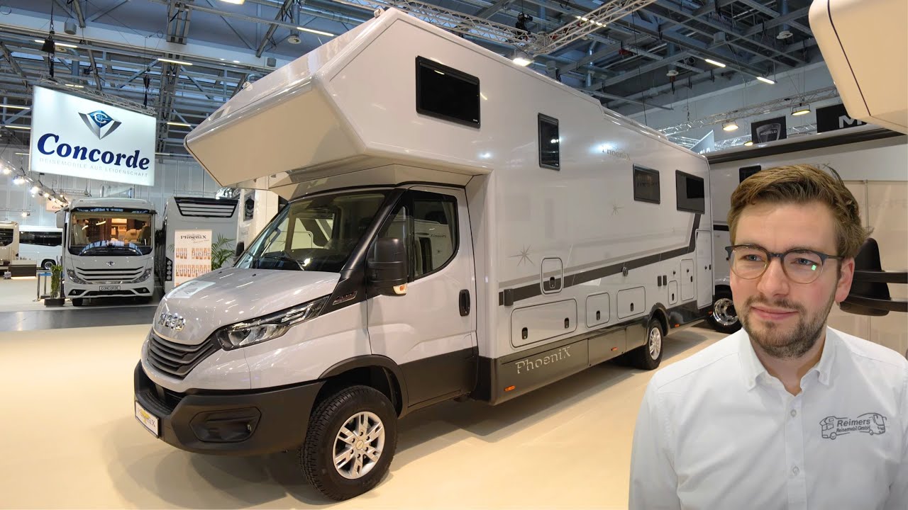 Luxus Campervans 1 TONNE ZULADUNG bei 7,49t Wohnmobil 2024 Phoenix Maxi Alkoven 8700 BMQRSLX