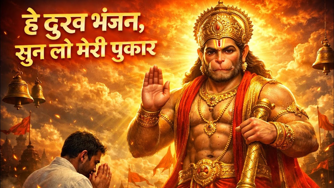हे दुःख भंजन मारुती नंदन 🙏 पवनसुत हनुमान की करुण पुकार | Hanuman Bhajan