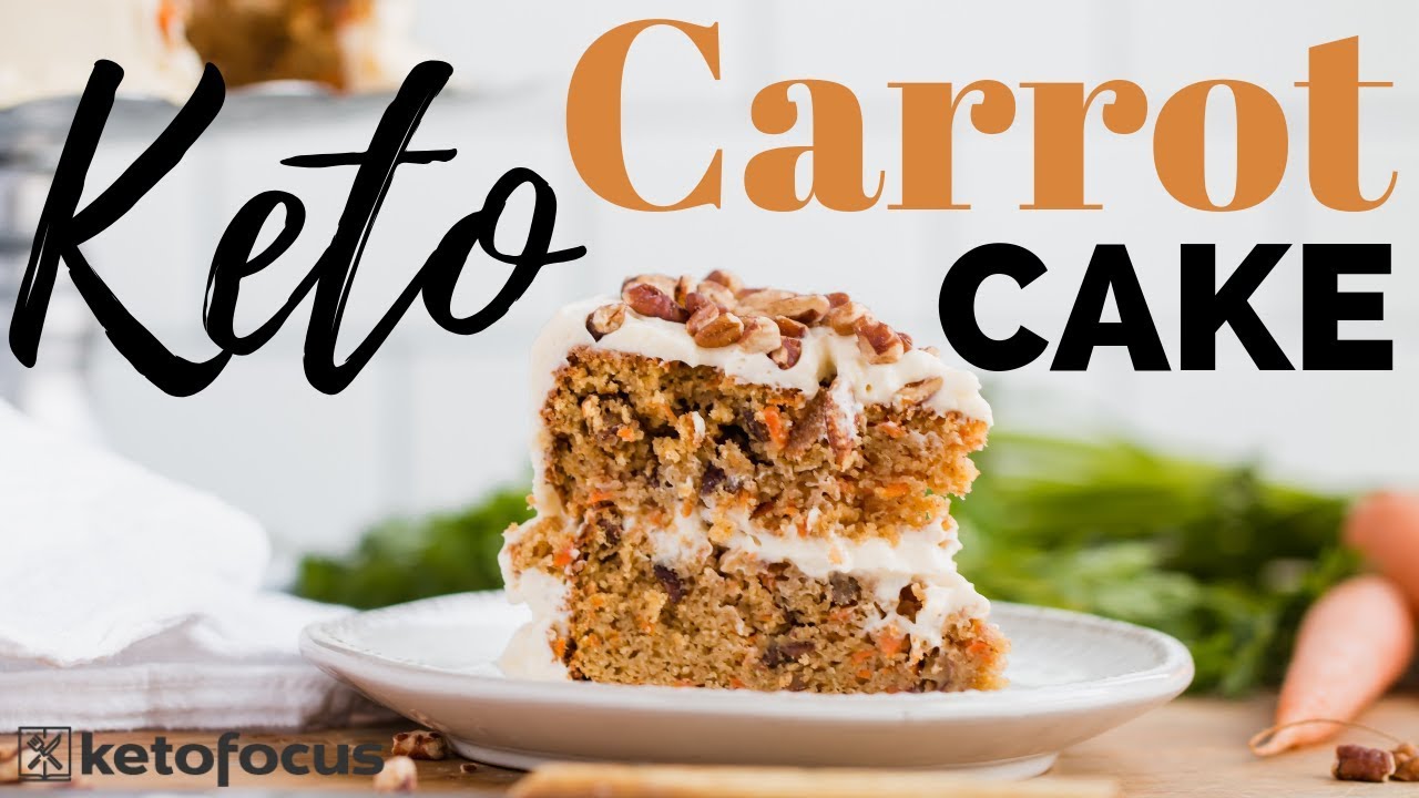 THE Best KETO CARROT CAKE RECIPE | How to Make Low Carb Carrot Cake with Real Carrots