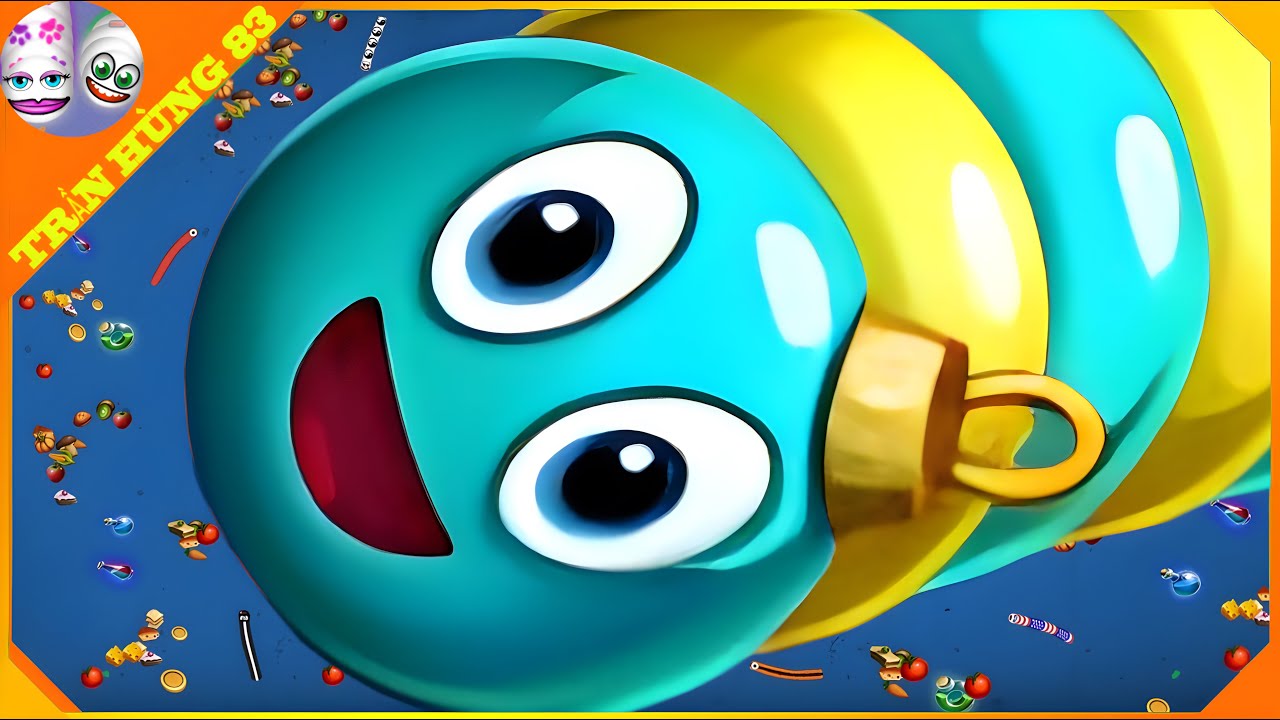 🐍WORMSZONE.IO | GIANT SLITHER SNAKE TOP 01 / Epic Worms Zone Best Gameplay! | Trần Hùng 83