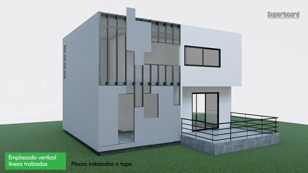 Aprenda con Superboard a construir una Fachada de Juntas Invisibles