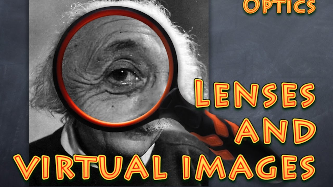 Optics - Lenses and virtual images explained