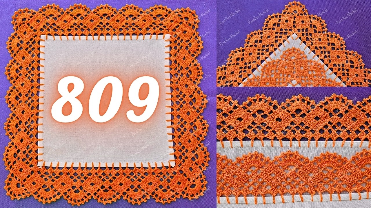 Te encantará esta linda puntilla de UNA SOLA VUELTA | Puntilla 808