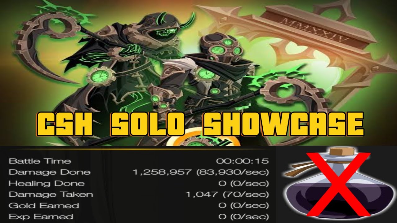 AQW - CSH/CSS SOLO SHOWCASE (NO POTION)