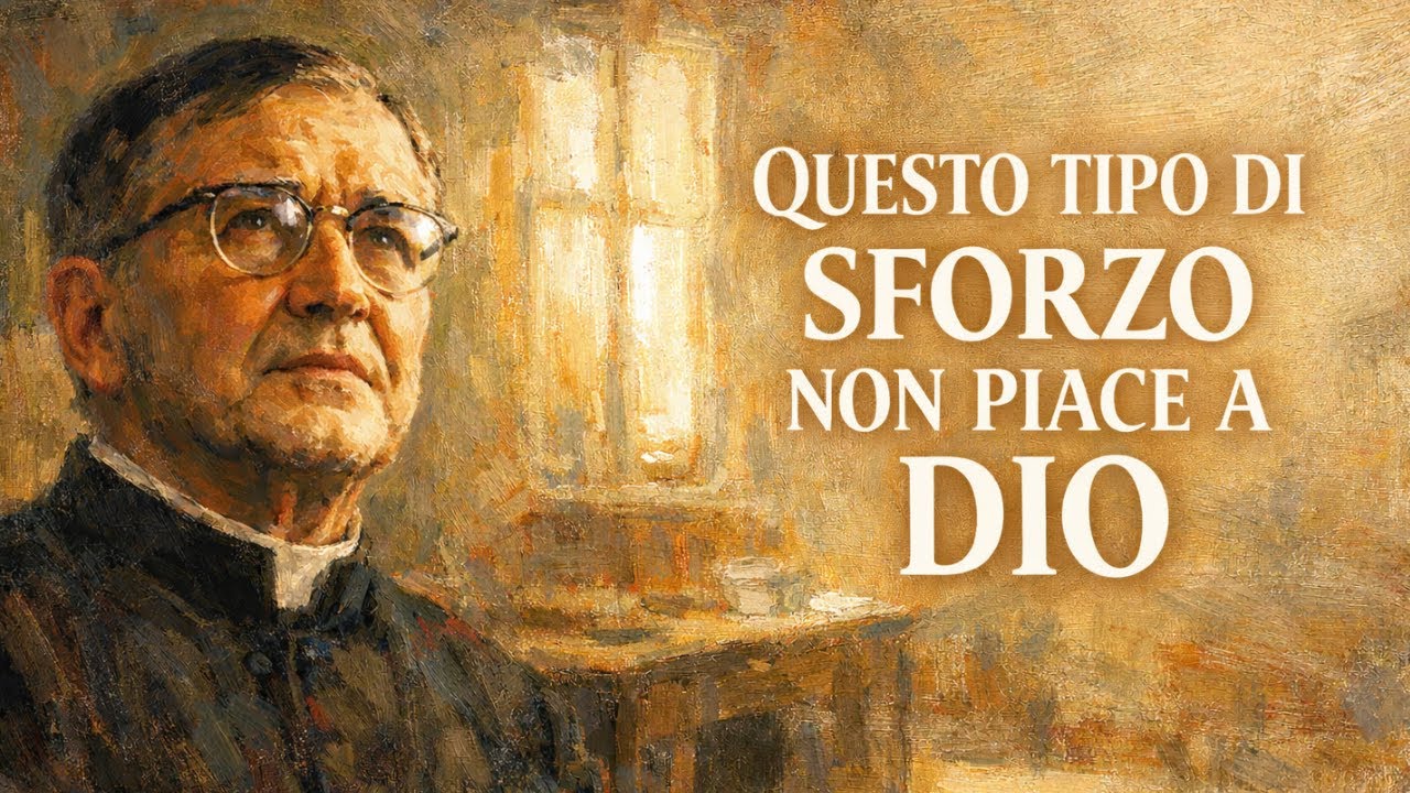 QUESTO TIPO DI SFORZO NON PIACE A DIO