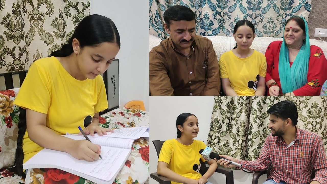 Special talk with 10th Class District Topper Deepanjali who got 98.4% marks