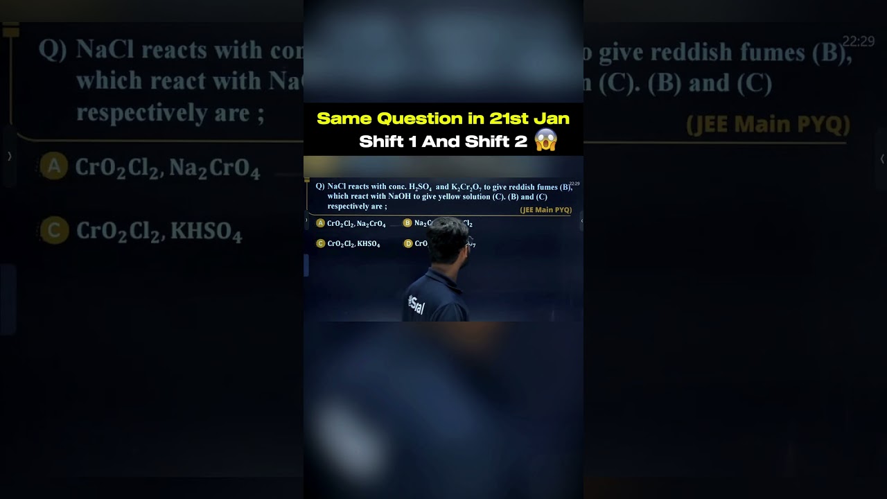 Exact Same Question from MAHAKUMBH in JEE Mains 2026 😮 Shocking Reaction😱 