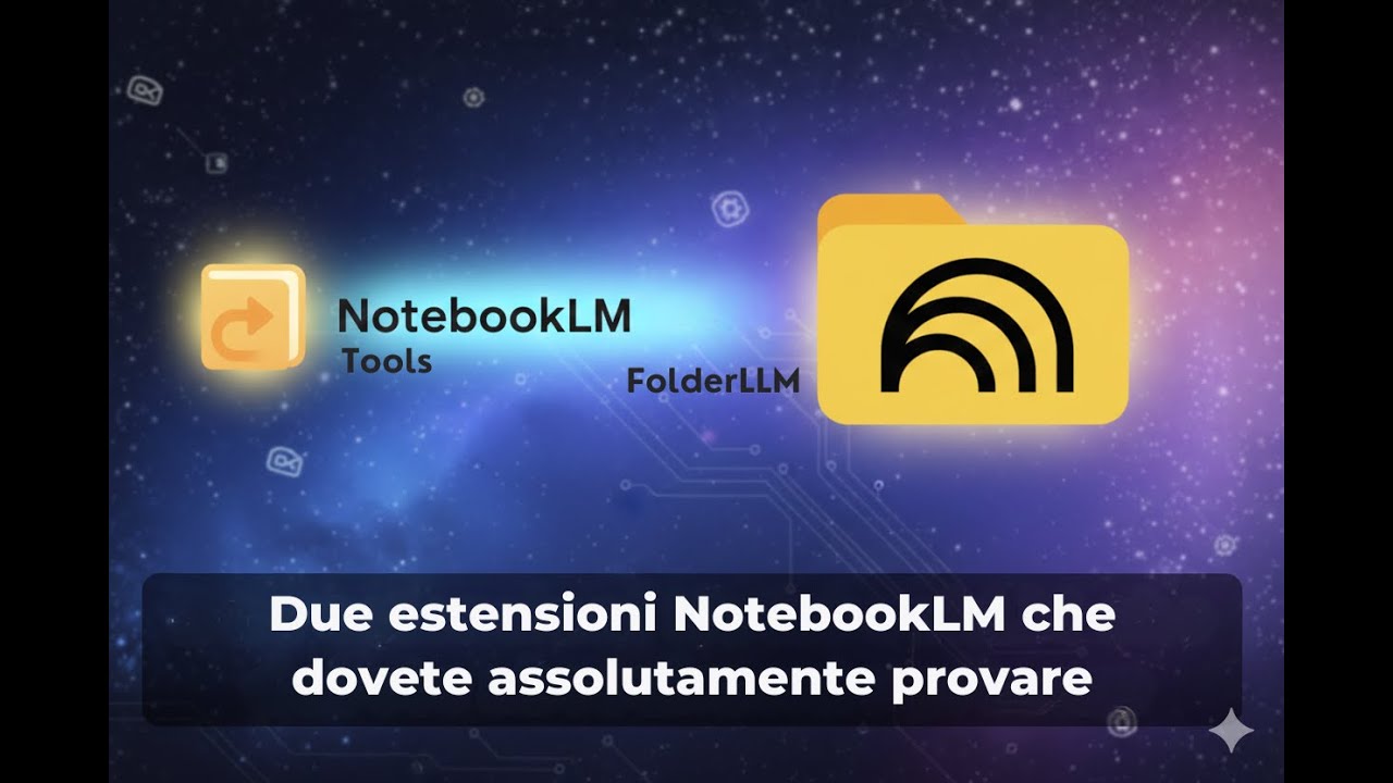 Basta Caos su NotebookLM! Organizza tutto con FolderLLM e NotebookLM Tools.