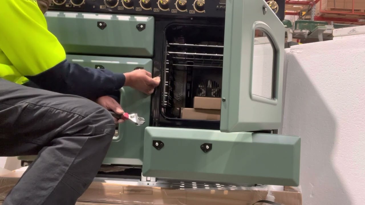 How to adjust the door to cook properly on Range master / Falcon cookers