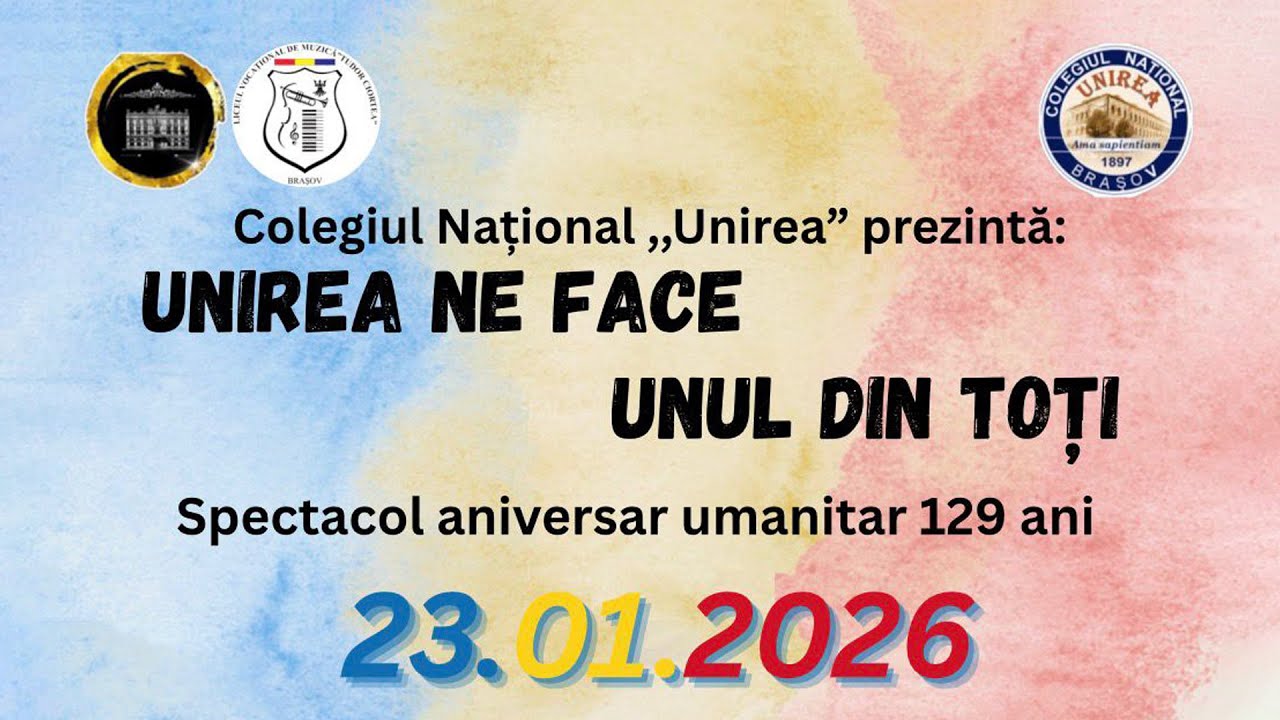 Spectacol aniversar umanitar 129 ani - Unirea ne face unul din toti