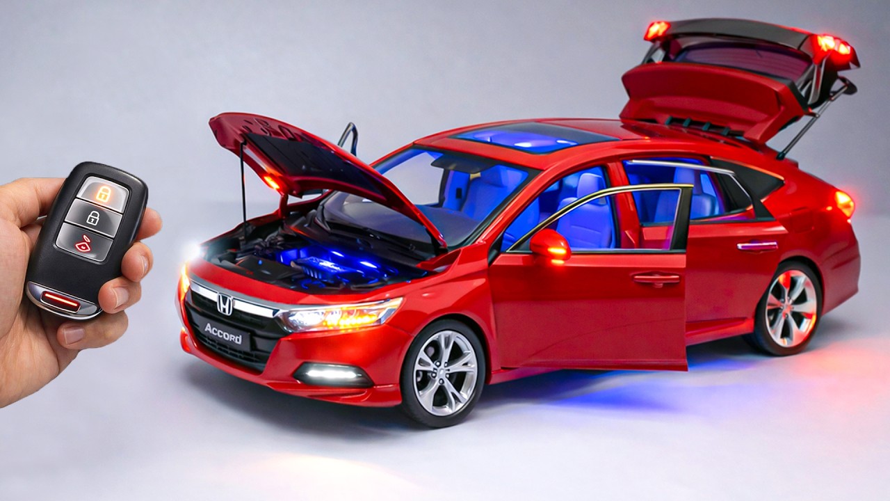 Unboxing of Scale Model Car Honda Accord Collection 1:18 | Diecast Model Car |Miniature Diecast Zone