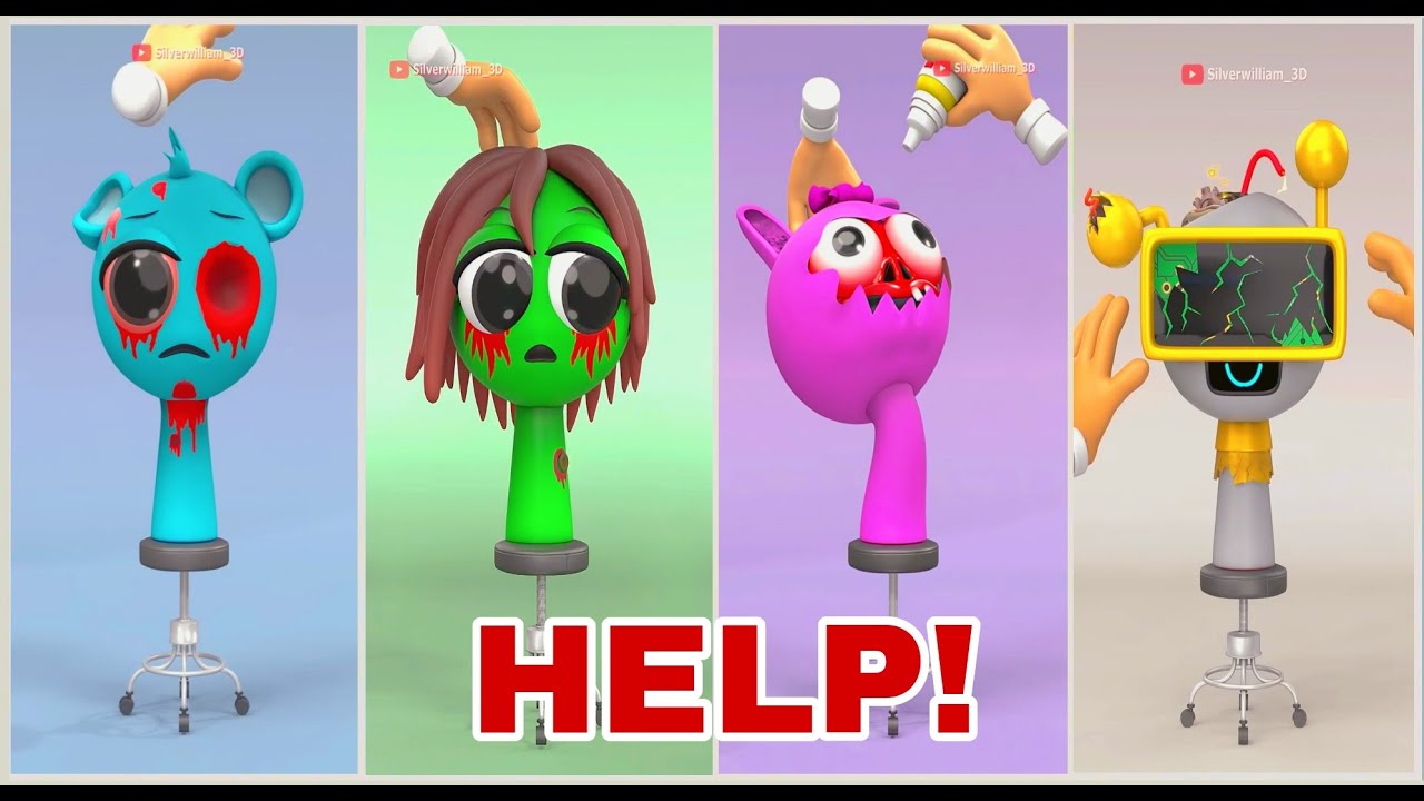 HELP  SPRUNKI  - INCREDIBOX SPRUNKI  ANIMATION -  TILES HOP EDM RUSH