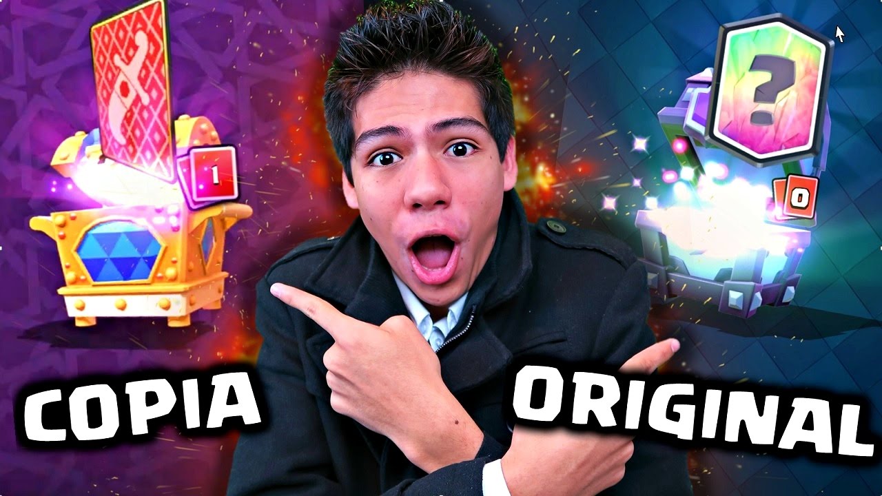 ¡ABRO COFRES ORIGINALES VS COFRES COPIA de Clash Royale! - [ANTRAX] ☣