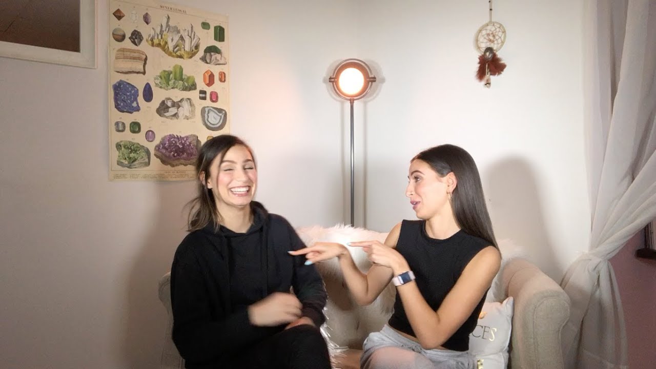 Lauren and Brooke on the Couch.