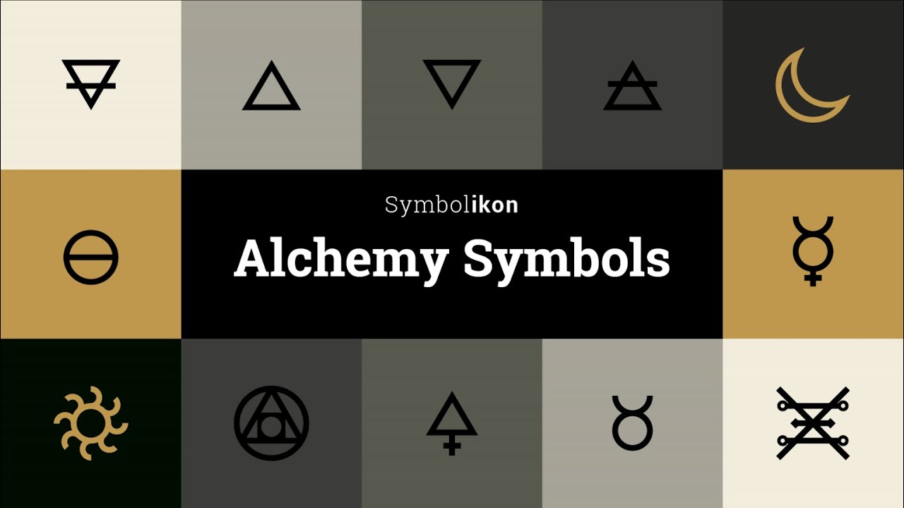 Alchemy Symbols - Alchemy Meanings - Alchemical Symbols - Alchemy Sigils - Astronomical Symbols