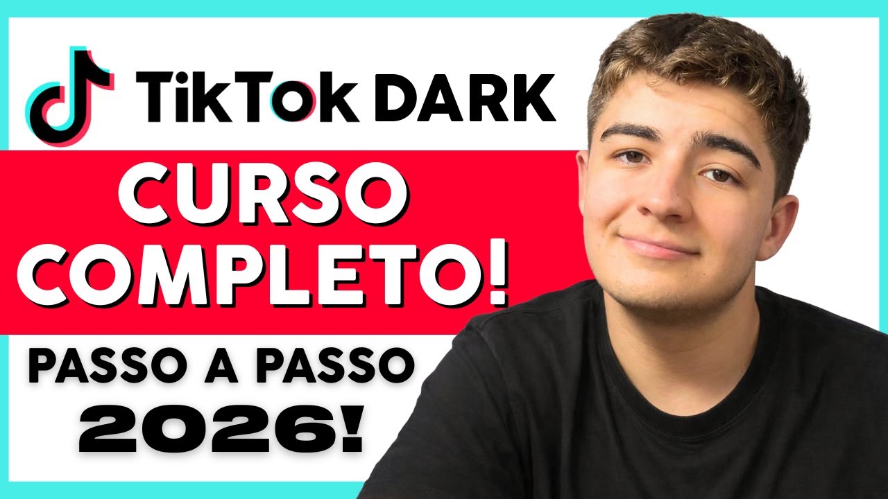 Curso COMPLETO de TikTok Dark para Iniciantes 2026 - Como Crescer no TikTok Dark do ZERO!