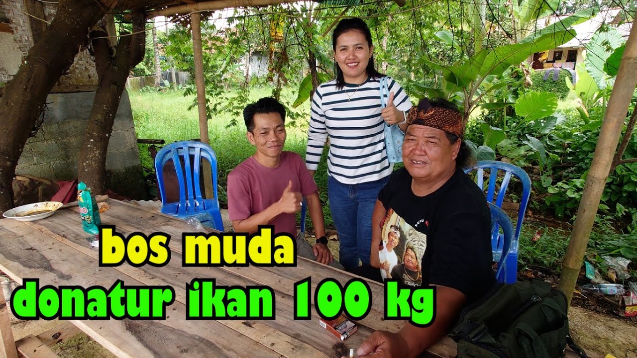 KUWU EDAN KEDATANGAN BOS BESAR, DONATUR IKAN UNTUK MANCING GRATIS SEJAWABARAT.