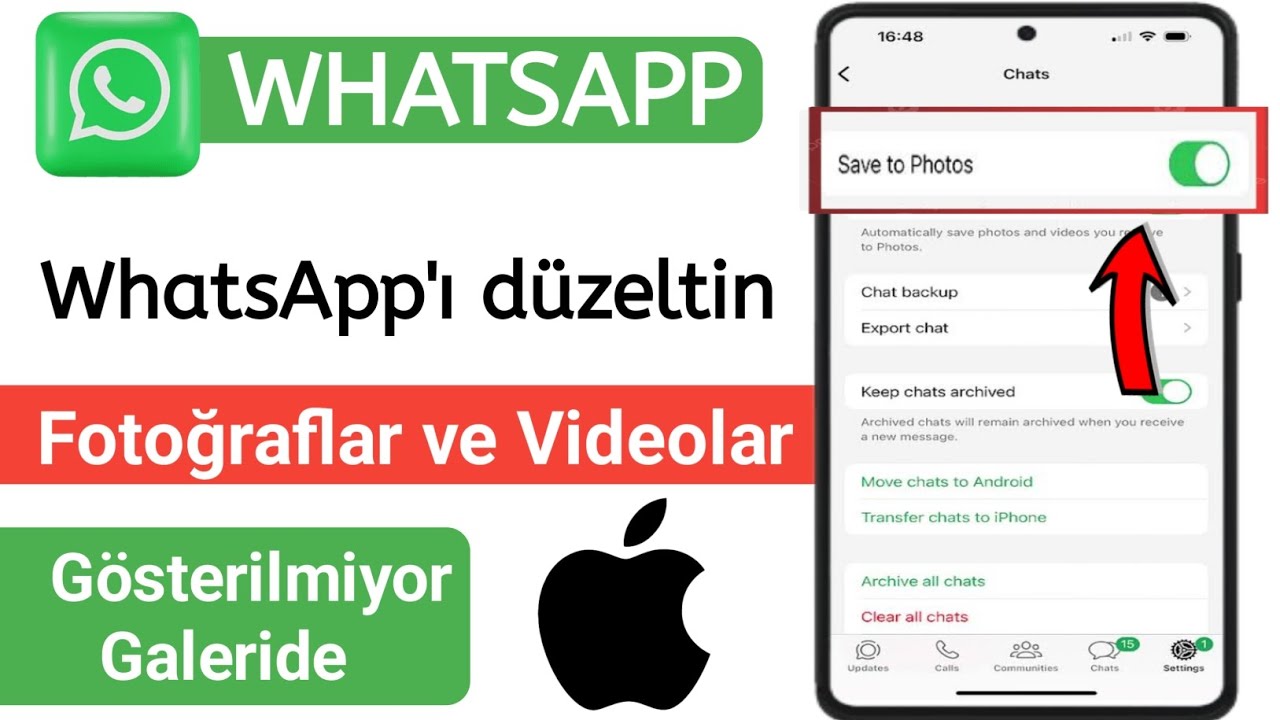 WhatsApp Fotoğraf ve Videolarının iPhone Galerisinde Görünmemesi Sorununu Nasıl Çözersiniz - 2026