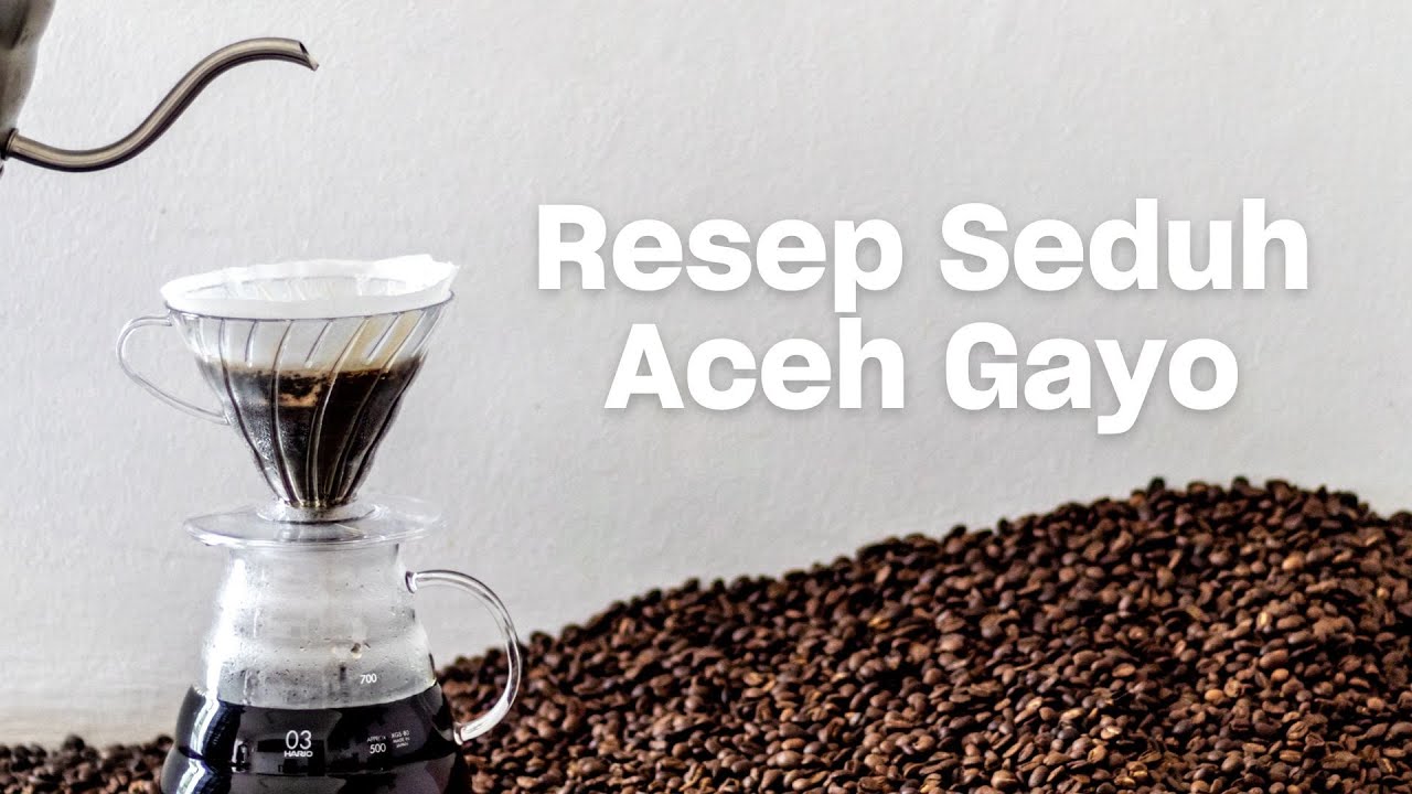 RESEP SEDUH V60 UNTUK KOPI ACEH GAYO