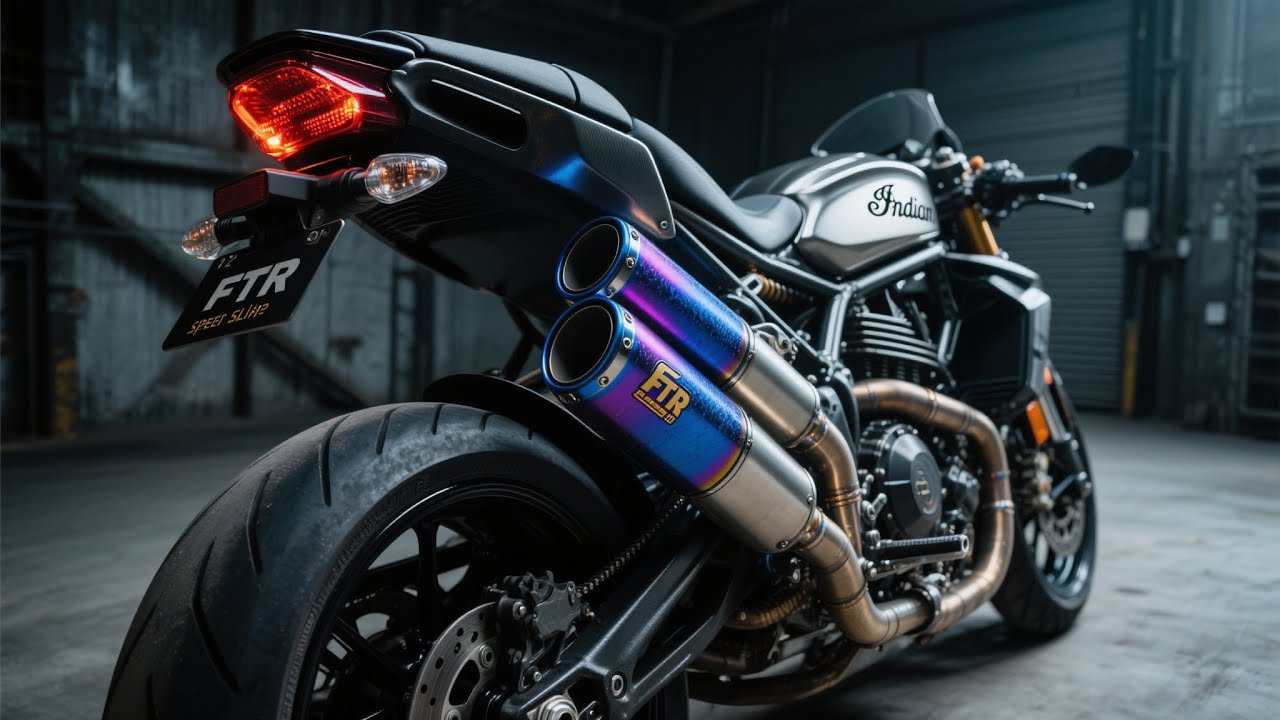 Unbelievable Sound! Indian FTR 1200 Titanium Header + Sawicki Speed Slip-On (Full Exhaust)