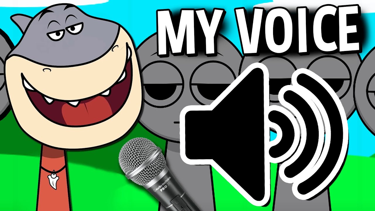 SPRUNKI MR. SHARK BUT WITH MY VOICE 😂