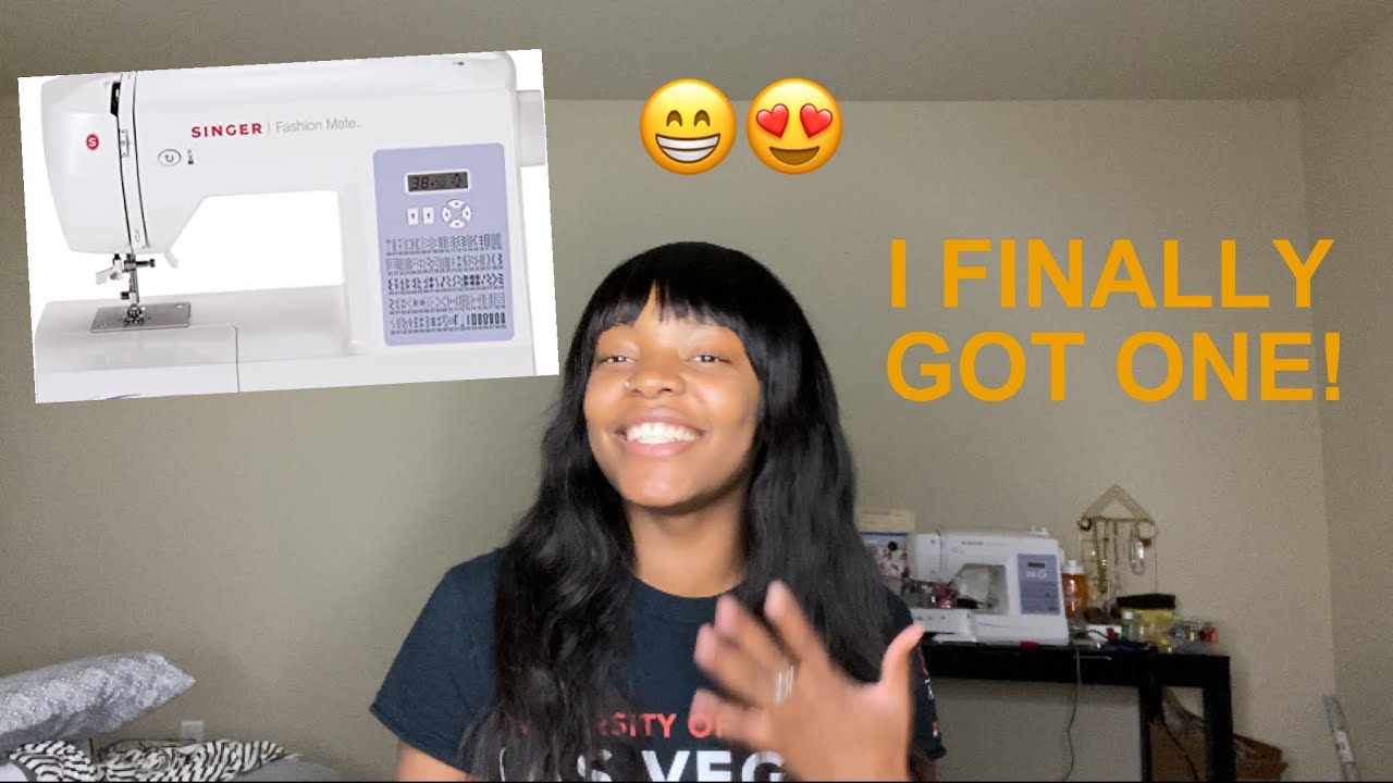 I Finally Got A Sew Machine! | Singer Fashion Mate 5560