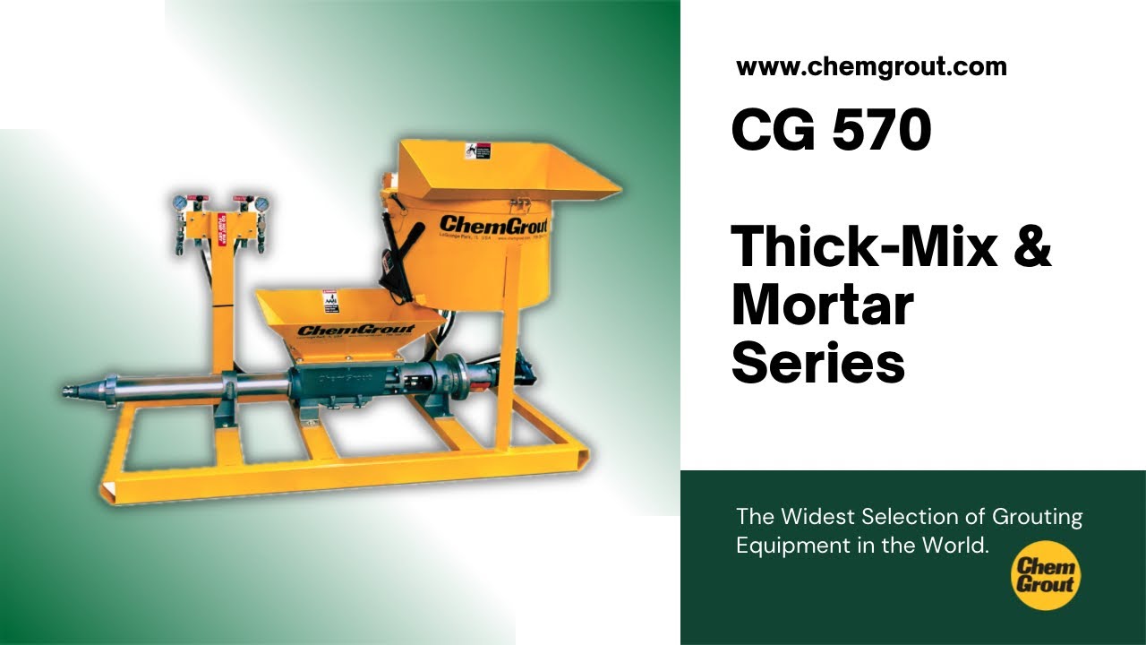 @chemgrout Equipment: CG570 Profile