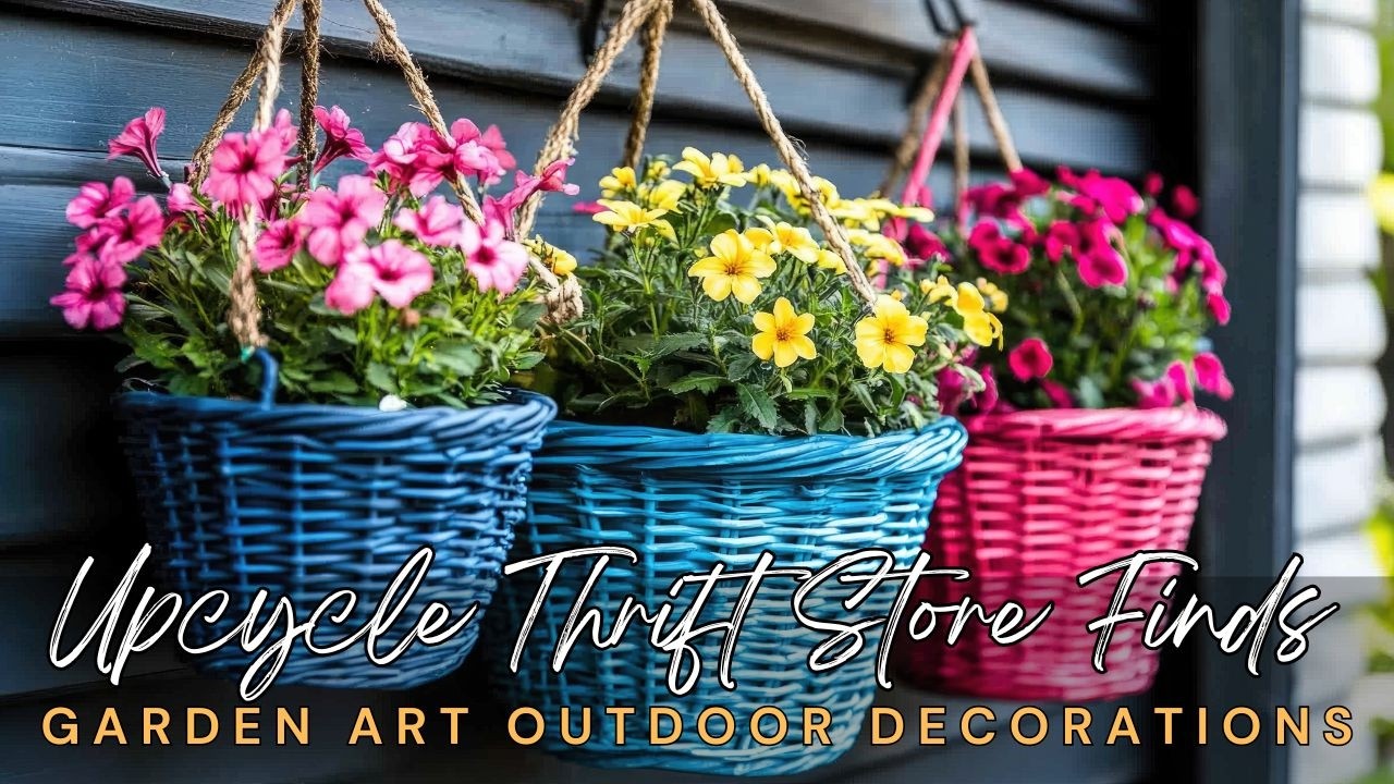 🕰️➡️ Upcycle Thrift Store Finds into Garden Art: Turn Old Items for Gorgeous Outdoor Decorations