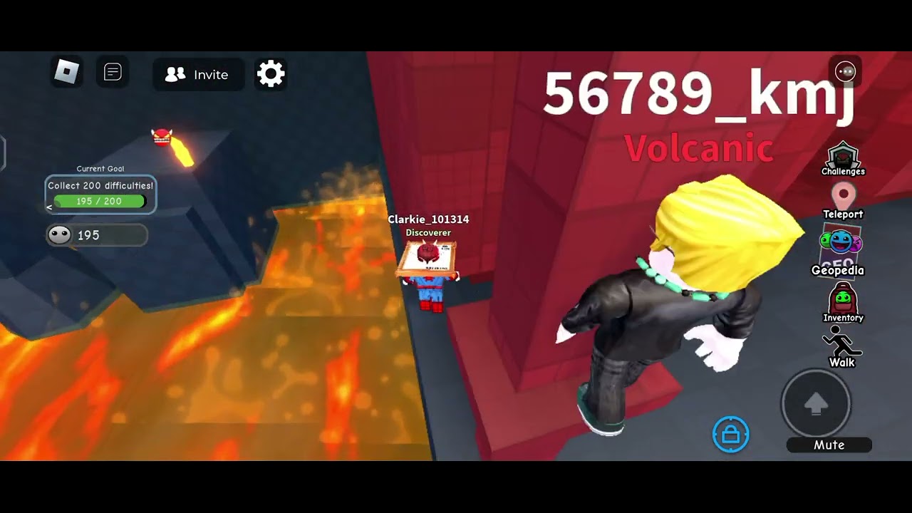 How to get volcanic demon in find the geometry dash difficulty faces