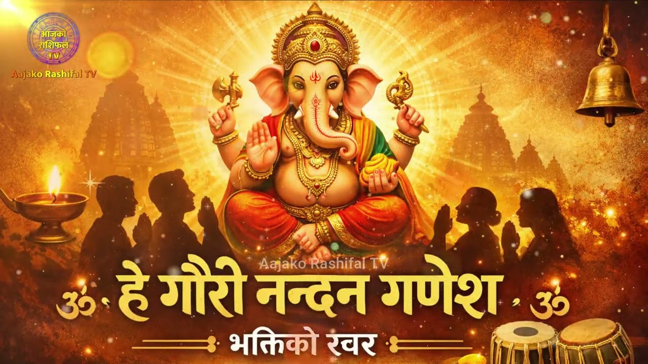 श्री गणेश भजन - हे गौरी नन्दन गणेश गजानन / Ganesh Bhajan - Hey Gauri Nandan | Aajako Rashifal TV