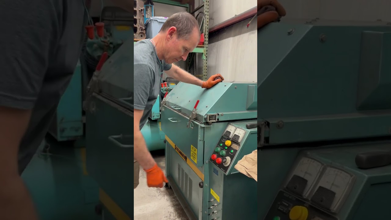 Cleaning up the flywheel for the 454 crate engine aka the sleeping giant