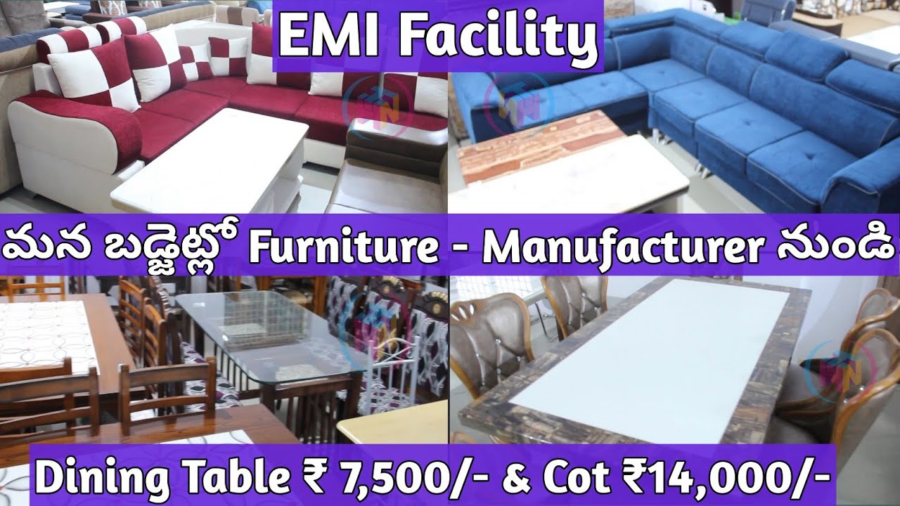 Budget Furniture Stores | #Sofas, #Cots , Dining Table & Office Furniture మన ధరల్లో