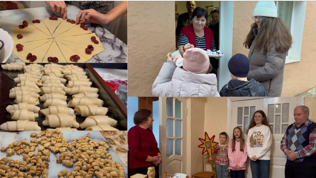 Crăciunul nostru: facem prăjituri și colindăm bunicii 🎅🎄