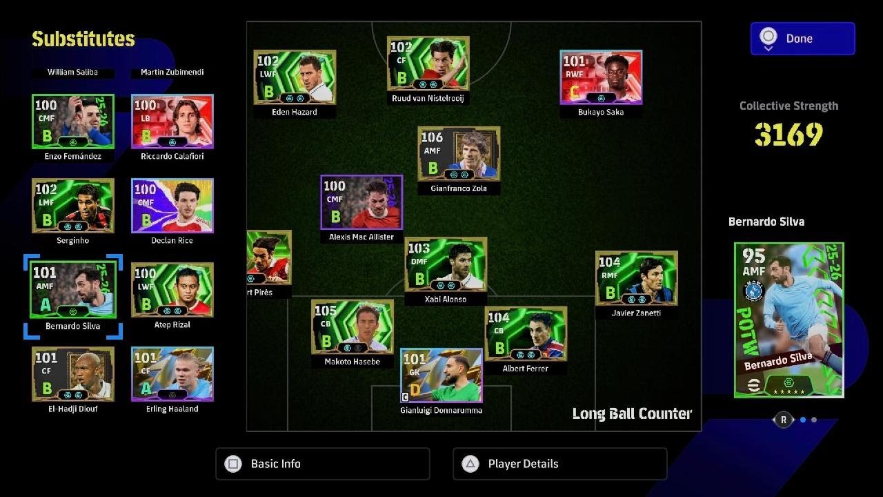 eFootball - POR vs BRA, close game