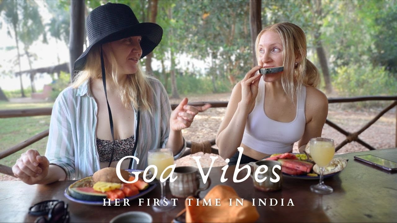 My sister's first day in India - our Finnish Indian family holiday in Goa