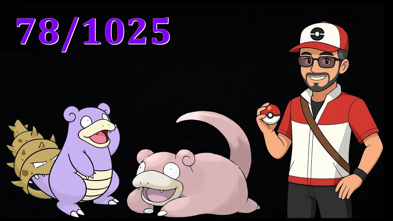 SHINY SLOWPOKE E SLOWBRO SHINY DEX 80/1025