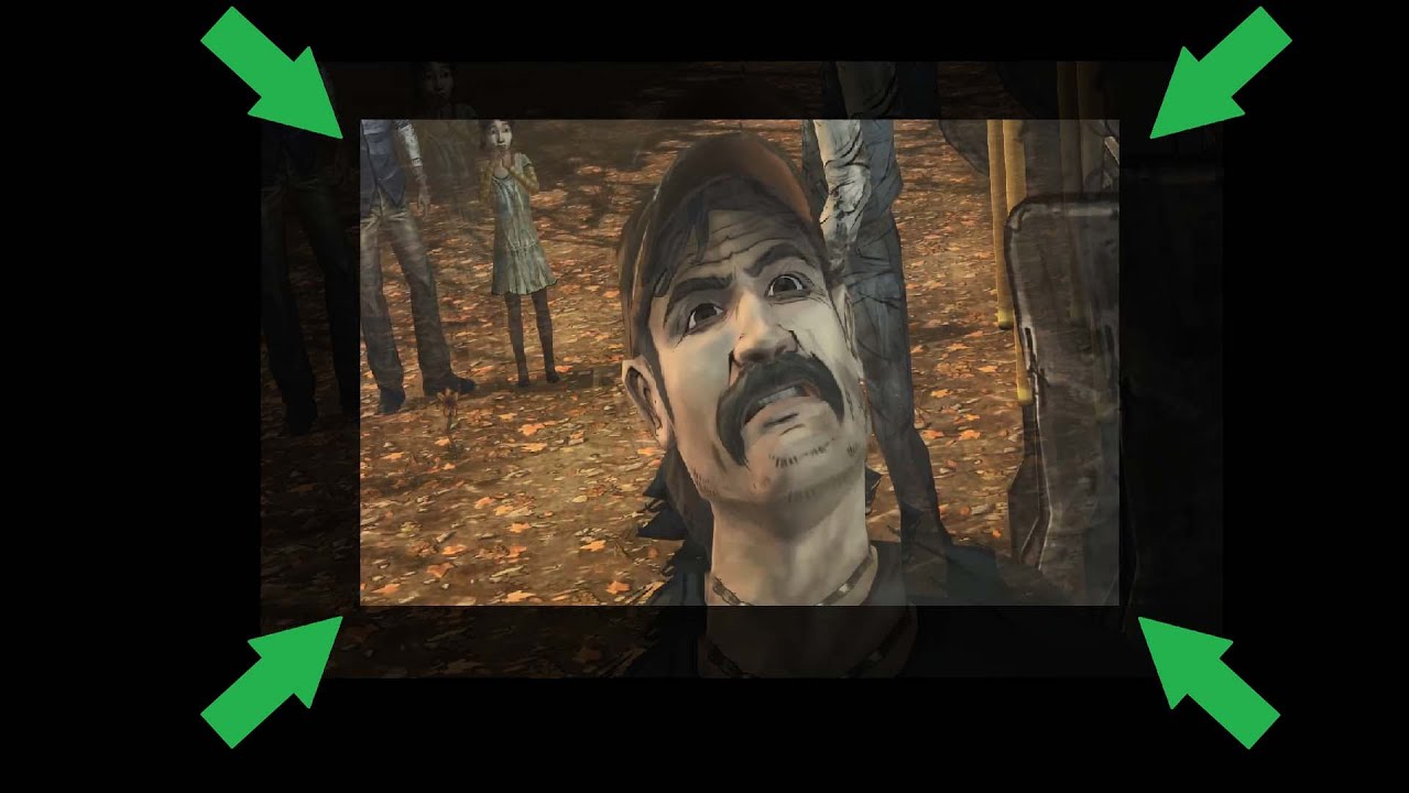 TWDG but everytime someone swears the screen gets smaller